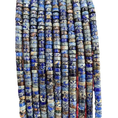 Edelstein Perle, poliert, DIY, keine, 3x6mm, ca. 110PCs/Strang, verkauft von Strang