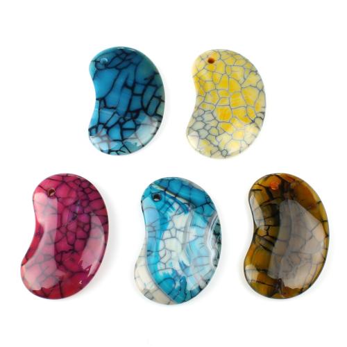 Colgantes de Ágata, Ágata de venas de dragón, judía, teñido & Bricolaje, más colores para la opción, size 20-50mm, Vendido por UD