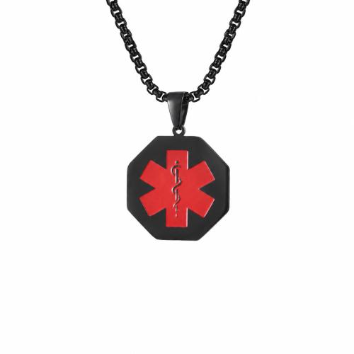 Stainless Steel Pendants, 304 Stainless Steel, Octagon, plated, DIY & enamel, more colors for choice, 31x27.90mm, Sold By PC