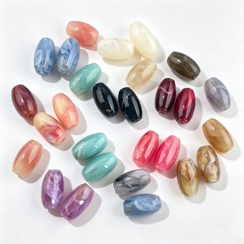 Perle acrylique, moulage par injection, DIY, plus de couleurs à choisir, 19x33mm, Environ 58PC/lot, Vendu par lot