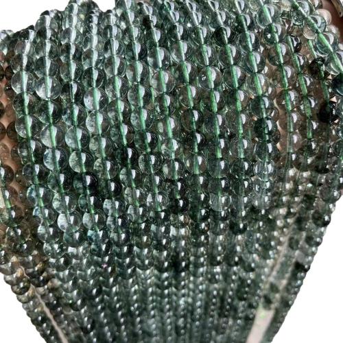 Quartz Phantom Vert goutte, Rond, DIY & normes différentes pour le choix, Vendu par brin