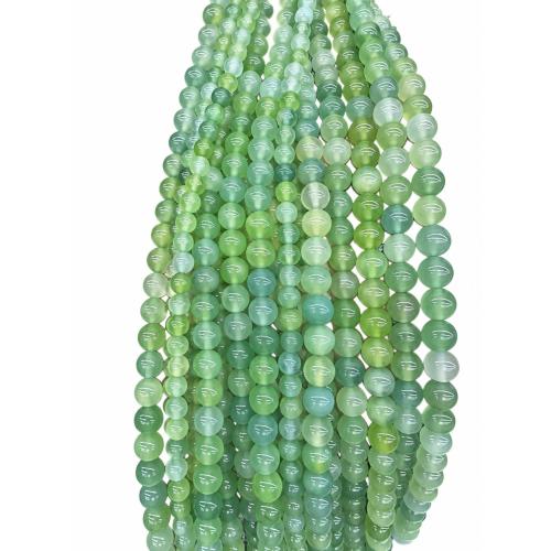 Perles agates, Rond, DIY & normes différentes pour le choix, Vendu par Environ 38 cm brin
