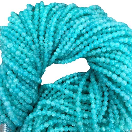 Бусины из амазонита, Амазонит, Круглая, DIY, 4mm, продается Strand
