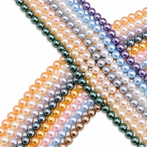 South Sea Shell Beads, Shell Pearl, Round, DIY, more colors for choice, 8mm, Sold Per Approx 38 cm Strand