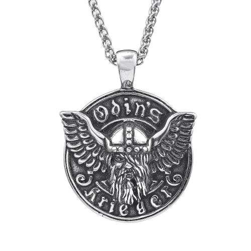 Titanium Steel Pendants, polished, vintage & DIY, original color, 45x56.70mm, Sold By PC