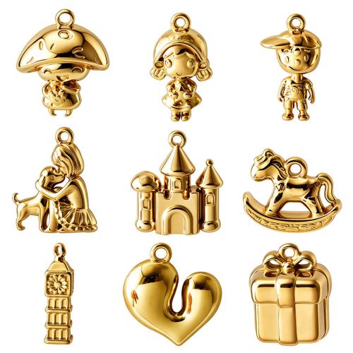 Bijoux pendentifs en acier inoxydable , Acier inoxydable 316, DIY & styles différents pour le choix, Vendu par PC