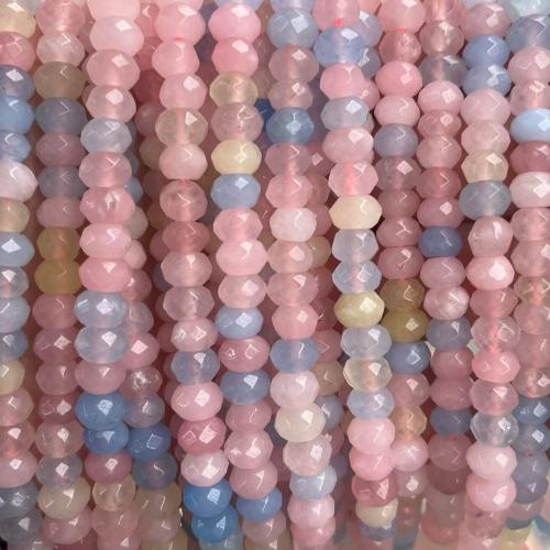 Gemstone Jewelry Beads, Abacus, DIY & faceted, more colors for choice, 5x8mm, 73PCs/Strand, Sold By Strand