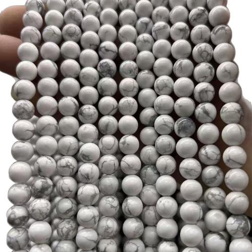 Gemstone Jewelry Beads, Magnesite, Round, DIY & different size for choice, Sold Per Approx 38 cm Strand