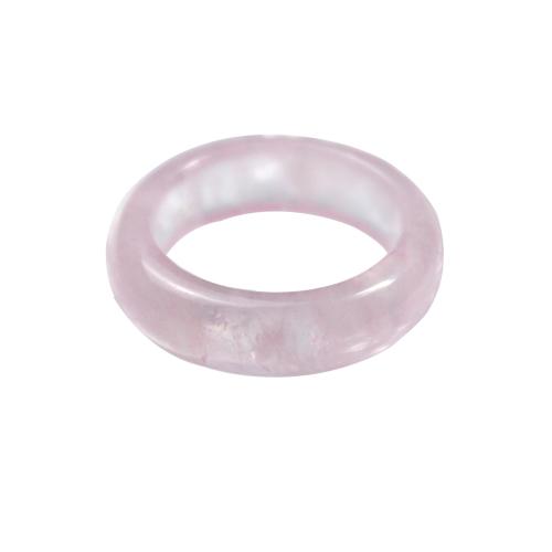 Rose Quartz Finger Ring, Donut, polished, Unisex & different size for choice, US Ring Size:5.5-10.5, Sold By PC