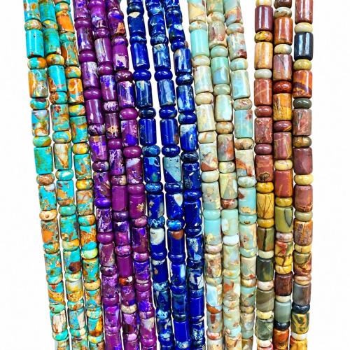 Gemstone Jewelry Beads, Impression Jasper, polished, DIY, more colors for choice, 6x9mm, Sold Per Approx 38 cm Strand