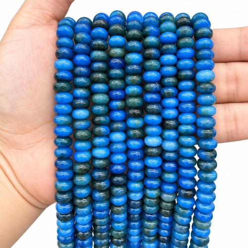 Gemstone Jewelry Beads, Rondelle, polished, DIY & different materials for choice, 5x8mm, Approx 70PCs/Strand, Sold By Strand
