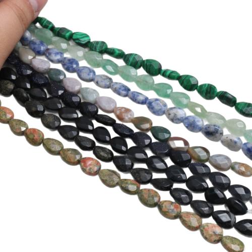 Gemstone Jewelry Beads, Teardrop, DIY & different materials for choice & different size for choice & faceted, Sold By Strand