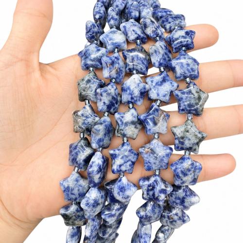 Gemstone Jewelry Beads, Star, DIY & different materials for choice, 15mm, Approx 25PCs/PC, Sold By PC