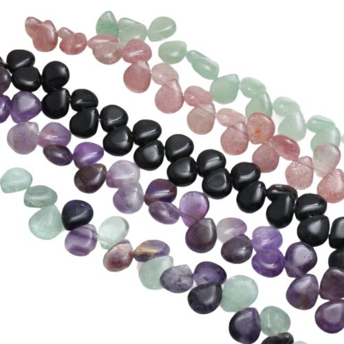 Gemstone Jewelry Beads, Teardrop, DIY & different materials for choice & different size for choice, Sold By Strand