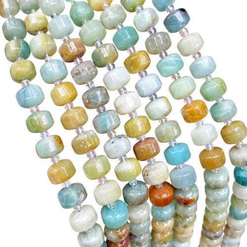 Gemstone Jewelry Beads, Rondelle, polished, DIY & different materials for choice & faceted, 8x12mm, Sold Per Approx 38 cm Strand