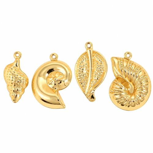 Bijoux pendentifs en laiton, Placage de couleur d'or, DIY & styles différents pour le choix, Vendu par PC