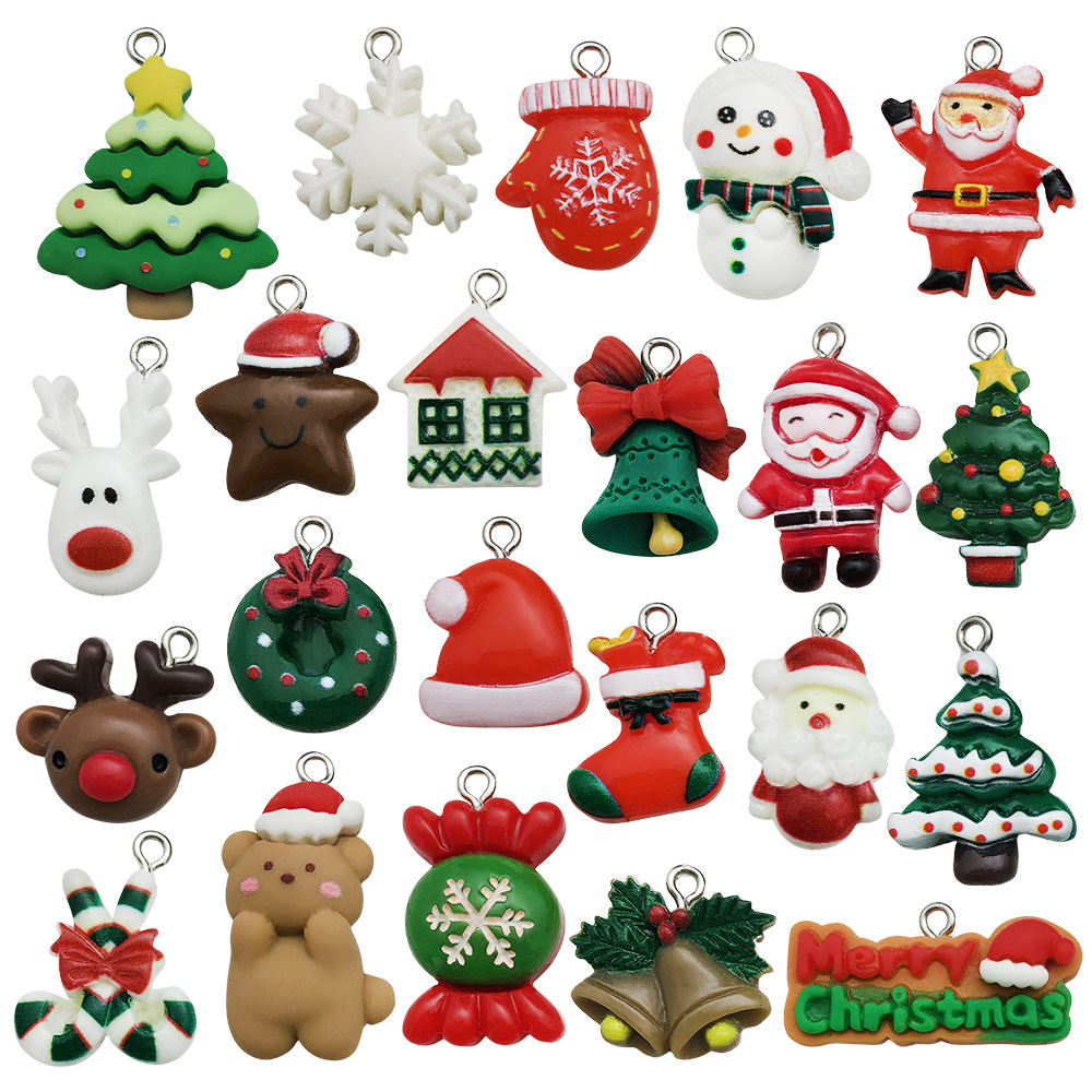 Resin Christmas Pendant, Christmas Design & DIY & different styles for choice & epoxy gel, , Sold By Lot