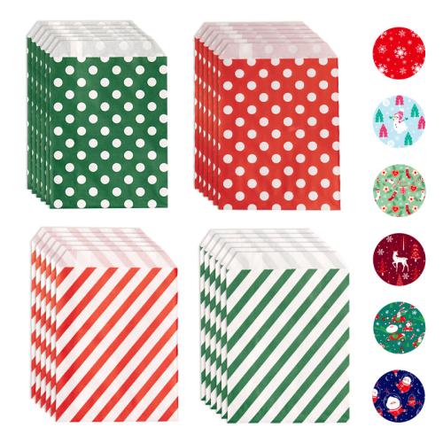 Kraftpapier Christmas Gift Bag, Drucken, DIY, keine, 180x130mm, 24PCs/setzen, verkauft von setzen