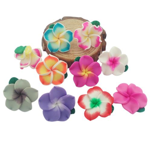 Abalorios de FIMO, Arcilla polimero, Flor, hecho a mano, Bricolaje, más colores para la opción, 25mm, Vendido por UD