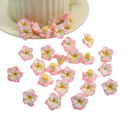 Abalorios de FIMO, Arcilla polimero, Flor, estampado, Bricolaje, más colores para la opción, 20mm, Vendido por UD