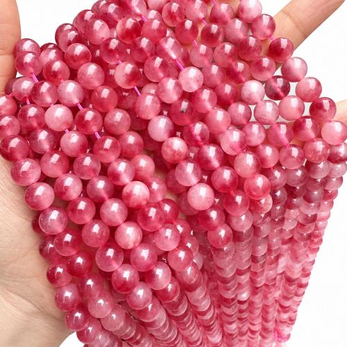 Natural Aventurine Beads, Chalcedony, Round, DIY & different size for choice, more colors for choice, Sold Per Approx 38 cm Strand