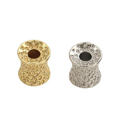 Separadores de Metal, chapado, Bricolaje & superficie bache, más colores para la opción, 10.40x10mm, agujero:aproximado 3.5mm, Vendido por UD