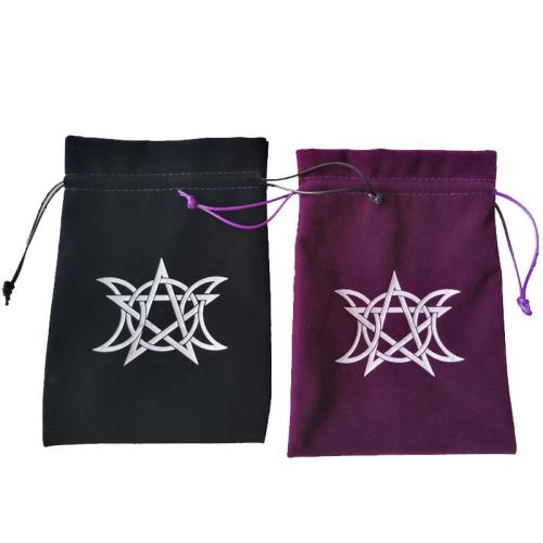 Baumwollsamt Drawstring Tasche, Kunstdruck, Staubdicht, keine, 130x180mm, verkauft von PC
