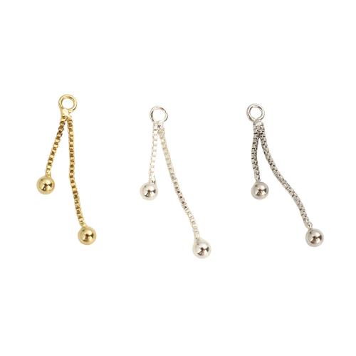 Brass Jewelry Pendants, plated, DIY & box chain, more colors for choice, 25mm, Hole:Approx 1.5mm, Sold By PC