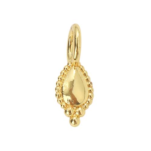 Brass Jewelry Pendants, real gold plated, DIY, 14.50x5.30x2.50mm, Hole:Approx 4mm, Sold By PC