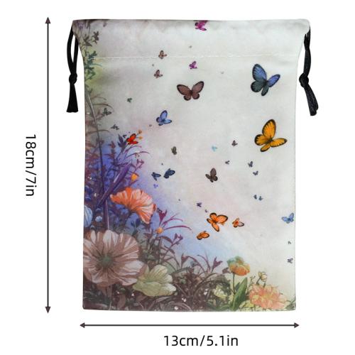 samt Drawstring Tasche, Rechteck, Kunstdruck, Staubdicht & doppelseitig, keine, 130x180mm, verkauft von PC