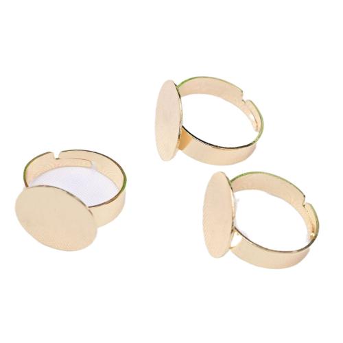 gold-gefüllt einstellbare Fingerring, 14K goldgefüllt, DIY, Goldfarbe, verkauft von PC