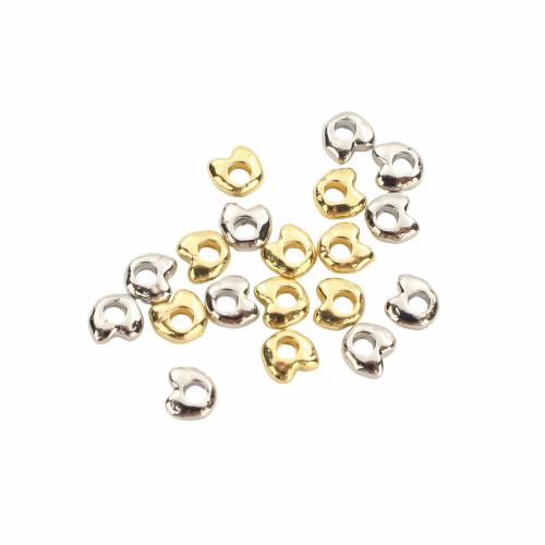 Entretoise de perles en laiton, Placage, DIY, plus de couleurs à choisir, 4.40x4x1.80mm, Trou:Environ 1.5mm, Vendu par PC