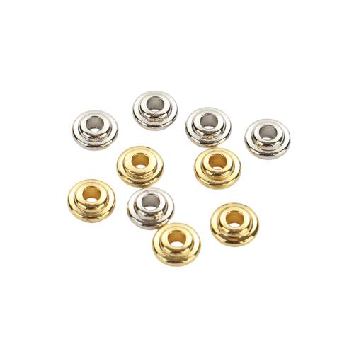 Messing Zwischenperlen, plattiert, DIY, keine, 4.80x2.30mm, Bohrung:ca. 1.5mm, verkauft von PC