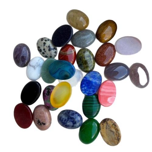 Natural Gemstone Cabochons, Oval, polished, DIY & different materials for choice, 12x18mm, Sold By PC