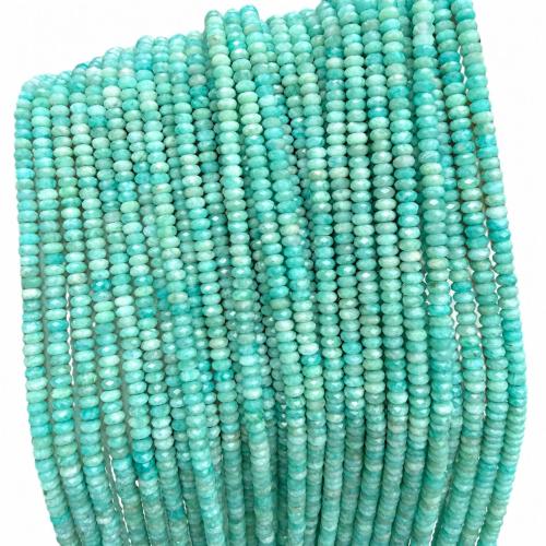 Perles bijoux en pierres gemmes, pierre gemme, abaque, poli, DIY & différents matériaux pour le choix & facettes, 2x4mm, Environ 160PC/brin, Vendu par brin