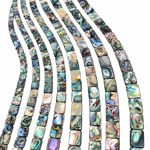 Perles coquillage d'ormeau, coquille d'ormeau, rectangle, DIY & normes différentes pour le choix, Vendu par brin