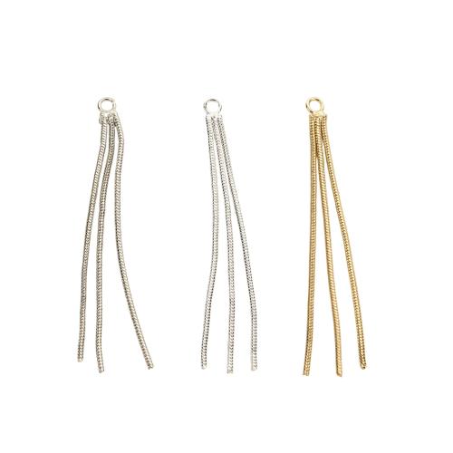 Bijoux pendentifs en laiton, Placage, DIY, plus de couleurs à choisir, 52.50mm, Trou:Environ 2.5mm, Vendu par PC
