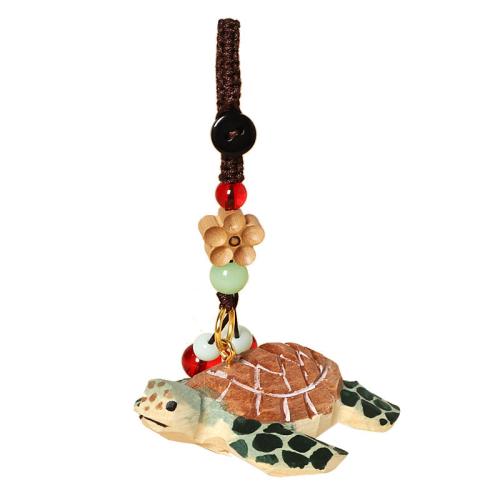 bois décoration, tortue, gravé, styles différents pour le choix, 60x50x23mm, Vendu par PC