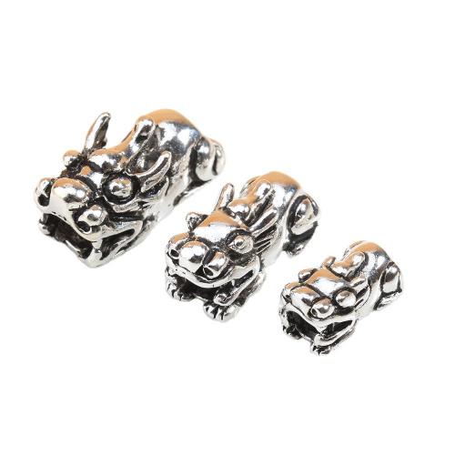Argent sterling 925 perle d'entretoise, bête sauvage Fabuleuse, DIY & normes différentes pour le choix, Vendu par PC