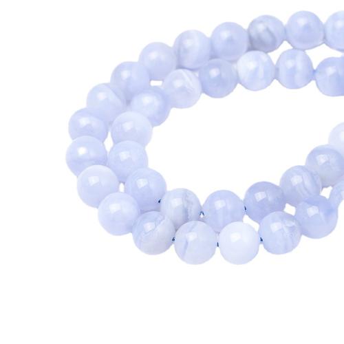 Natural Purple Agate Beads, Round, polished, DIY & different size for choice, Sold By Strand