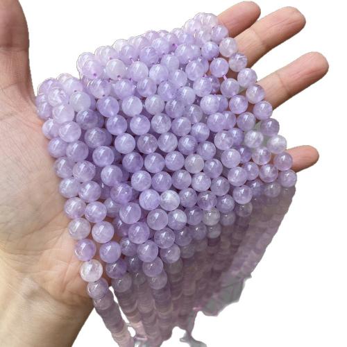Natural Jade Beads, Round, DIY & different size for choice, purple, Sold By Strand