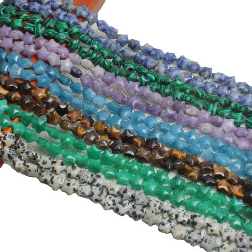Gemstone Jewelry Beads, Star, DIY & different materials for choice, 8x8mm, Sold Per Approx 38 cm Strand