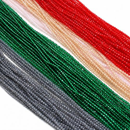 Crystal Beads, Round, DIY & faceted, more colors for choice, 2mm, Sold Per Approx 38 cm Strand