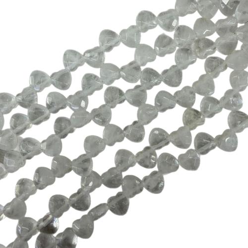 Gemstone Jewelry Beads, Heart, polished, DIY & different materials for choice & faceted, 12mm, Approx 20PCs/Strand, Sold By Strand