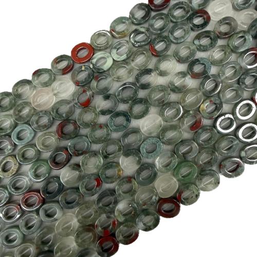 Gemstone Jewelry Beads, Oval, polished, DIY & different materials for choice & large hole, 10x12mm, Approx 20PCs/Strand, Sold By Strand