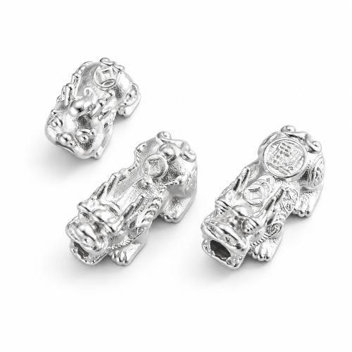Messing Zwischenperlen, 925er Sterling Silber, Fabelhaft wildes Tier, DIY & verschiedene Stile für Wahl, verkauft von PC