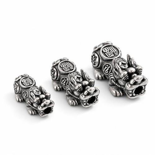 Messing Zwischenperlen, 925er Sterling Silber, Fabelhaft wildes Tier, Vintage & DIY & verschiedene Größen vorhanden, verkauft von PC