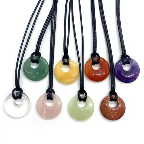 Bijoux Pendentifs en pierres gemmes, pierre gemme, DIY & différents matériaux pour le choix & grand trou, 27mm, Vendu par PC