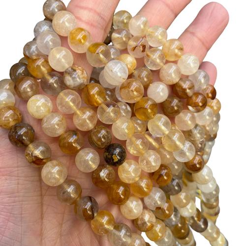 Gemstone Jewelry Beads, Golden Healer Quartz, Round, DIY & different size for choice, Sold By Strand