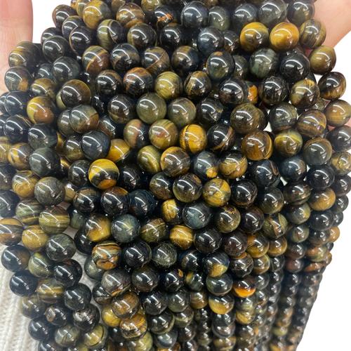 Natural Tiger Eye Beads, Round, DIY & different size for choice, more colors for choice, Sold By Strand